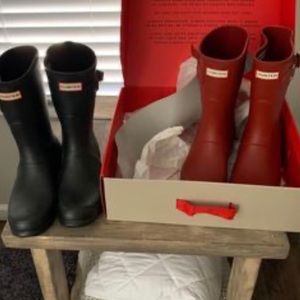Hunter boots women size 10
